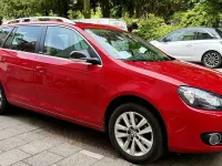 Gebraucht VW Golf VI Style 105 PS (77 kW) 2012 Rot Kleinwagen