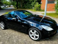 Gebraucht Mercedes SLK200 168 PS (123 kW) 2007 Schwarz Cabrio