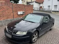 Gebraucht Saab 9-3 Cabriolet Vector 150 PS (110 kW) 2004 Schwarz Cabrio