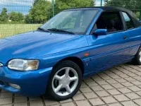Gebraucht Ford Escort Cabriolet 118 PS (86 kW) 1996 Blau Cabrio