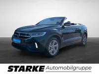 Gebraucht VW T-Roc Cabriolet R-line 150 PS (110 kW) 2024 Schwarz (deep black perleffekt schwarz) Cabrio