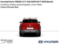 gebraucht Hyundai Kona ❤️ TREND 1.0 T-Gdi 120PS M/T 2WD Benzin ⌛ 5 Monate Lieferzeit ✔️ mit 3 Zusatz-Paketen