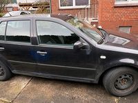 Gebraucht VW Golf IV 2002 Schwarz Kleinwagen