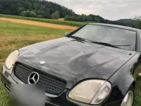 Gebraucht Mercedes SLK200 2009 Schwarz Cabrio