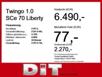Gebraucht Renault Twingo Liberty 70 PS (51 kW) 2017 Crystal weiss Kleinwagen