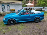 Gebraucht Ford Escort Cabriolet 102 PS (75 kW) 1989 Blau Cabrio