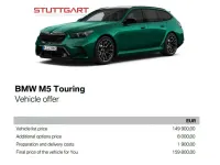 Gebraucht BMW M5 Basis 727 PS (534 kW) 2025 Grün Kombi