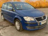 Gebraucht VW Touran Conceptline 90 PS (66 kW) 2007 Blau Van / Kleinbus