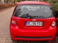 Gebraucht Chevrolet Aveo 84 PS (61 kW) 2009 Rot Kleinwagen