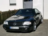 Gebraucht Mercedes SL280 200 PS (147 kW) 1999 Schwarz Cabrio