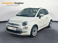Gebraucht Fiat 500 Lounge 69 PS (50 kW) 2016 Bianco bianco/ bossa nova/calc Cabrio
