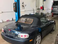 Gebraucht Mazda MX5 110 PS (80 kW) 1998 Blau Cabrio