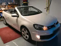 Gebraucht VW Golf Cabriolet GTI 211 PS (155 kW) 2013 Weiß Cabrio