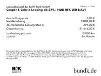 gebraucht Mini Cooper S Cabriolet Leasing ab 379,- HUD RFK LED NAVI
