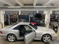 Gebraucht Mercedes SL500 306 PS (225 kW) 2000 Silber Cabrio