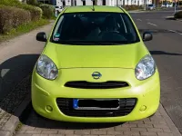 Gebraucht Nissan Micra Acenta 80 PS (58 kW) 2011 Grün Kleinwagen