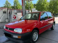 Gebraucht VW Golf III 75 PS (55 kW) 1994 Rot Kleinwagen