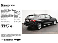 Gebraucht Audi A3 Comfort 150 PS (110 kW) 2022 Brillantschwarz Limousine