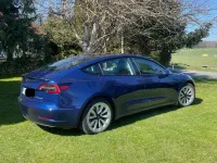 Second-hand Tesla Model 3 366 kW (498 CP) 2022 Albastru Berlinǎ