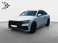 Gebraucht Audi Q8 S-Line 286 PS (210 kW) 2023 Gletscherweiß metallic SUV