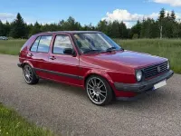 Gebraucht VW Golf III 60 PS (44 kW) 1991 Rot Kleinwagen