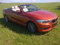 Second-hand BMW 220 184 CP (135 kW) 2017 Portocaliu Cabrio