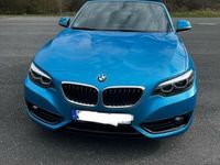 gebraucht BMW 218 218 i Cabrio Sport Line - Seaside blue