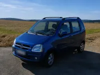 Gebraucht Opel Agila 75 PS (55 kW) 2003 Blau Van / Kleinbus
