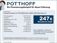 gebraucht VW Passat Variant 2.0 TDI DSG Navi AHK LED RearView S