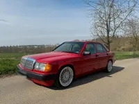 Gebraucht Mercedes 190 109 PS (80 kW) 1991 Rot Limousine