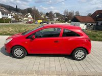 Gebraucht Opel Corsa Selection 69 PS (50 kW) 2010 Magma rot (b) Kleinwagen