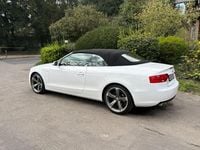 Usata Audi A5 Cabriolet S-Line 177 CV (130 kW) 2014 Bianco Cabrio
