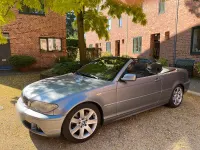 Brugt BMW 330 231 HK (169 kW) 2004 Sølv Cabriolet