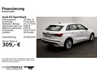 Gebraucht Audi A3 Ambiente 150 PS (110 kW) 2025 Arkonaweiß Limousine