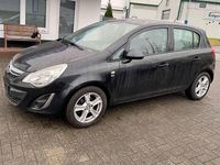 Gebraucht Opel Corsa 95 PS (69 kW) 2012 Schwarz Kleinwagen