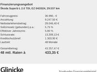 Gebraucht Skoda Superb LAURIN & KLEMENT 150 PS (110 kW) 2024 Silber Kombi