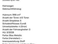 Gebraucht Hyundai i10 Classic 67 PS (49 kW) 2015 Blau Kleinwagen