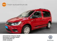 Gebraucht VW Caddy Trendline 125 PS (91 kW) 2018 Rot Van / Kleinbus