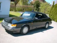 Gebraucht Saab 900 Cabriolet Aero 179 PS (131 kW) 1991 Schwarz Cabrio