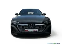 Gebraucht Audi Q8 e-tron S-Line 300 kW (408 PS) 2023 Chronosgrau metallic SUV