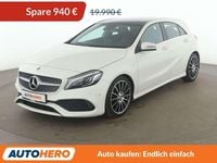 Gebraucht Mercedes A180 AMG 122 PS (89 kW) 2018 Calcitweiss zirrusweiss Limousine