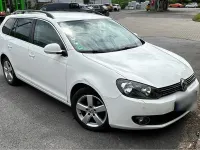Gebraucht VW Golf VI 105 PS (77 kW) 2011 Weiß Kleinwagen