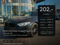 Gebraucht BMW 435 Gran Coupé M Sport 313 PS (230 kW) 2016 Carbonschwarz metallic Coupé