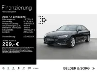 Używany Audi A4 Advanced 204 KM (150 kW) 2021 Czarny Sedan/Limuzyna