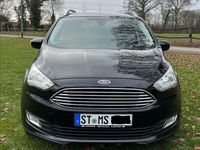 Gebraucht Ford Grand C-Max Titanium 125 PS (91 kW) 2017 Schwarz Van / Kleinbus