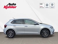 gebraucht VW Polo VI Life 1.0 TSI digitales Cockpit LED Kurvenlicht Scheinwerferreg. 2-Zonen-Klimaautom