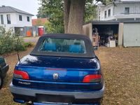 Gebraucht Peugeot 306 Cabriolet 88 PS (64 kW) 2000 Blau Cabrio