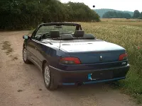 Gebraucht Peugeot 306 Cabriolet 88 PS (64 kW) 1999 Blau Cabrio