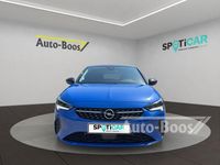 Gebraucht Opel Corsa-e Elegance 100 kW (136 PS) 2022 Voltaik blau metallic/dach karbon schwarz metallic Kleinwagen