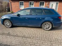 Usata Seat Leon 116 CV (85 kW) 2017 Blu Station wagon